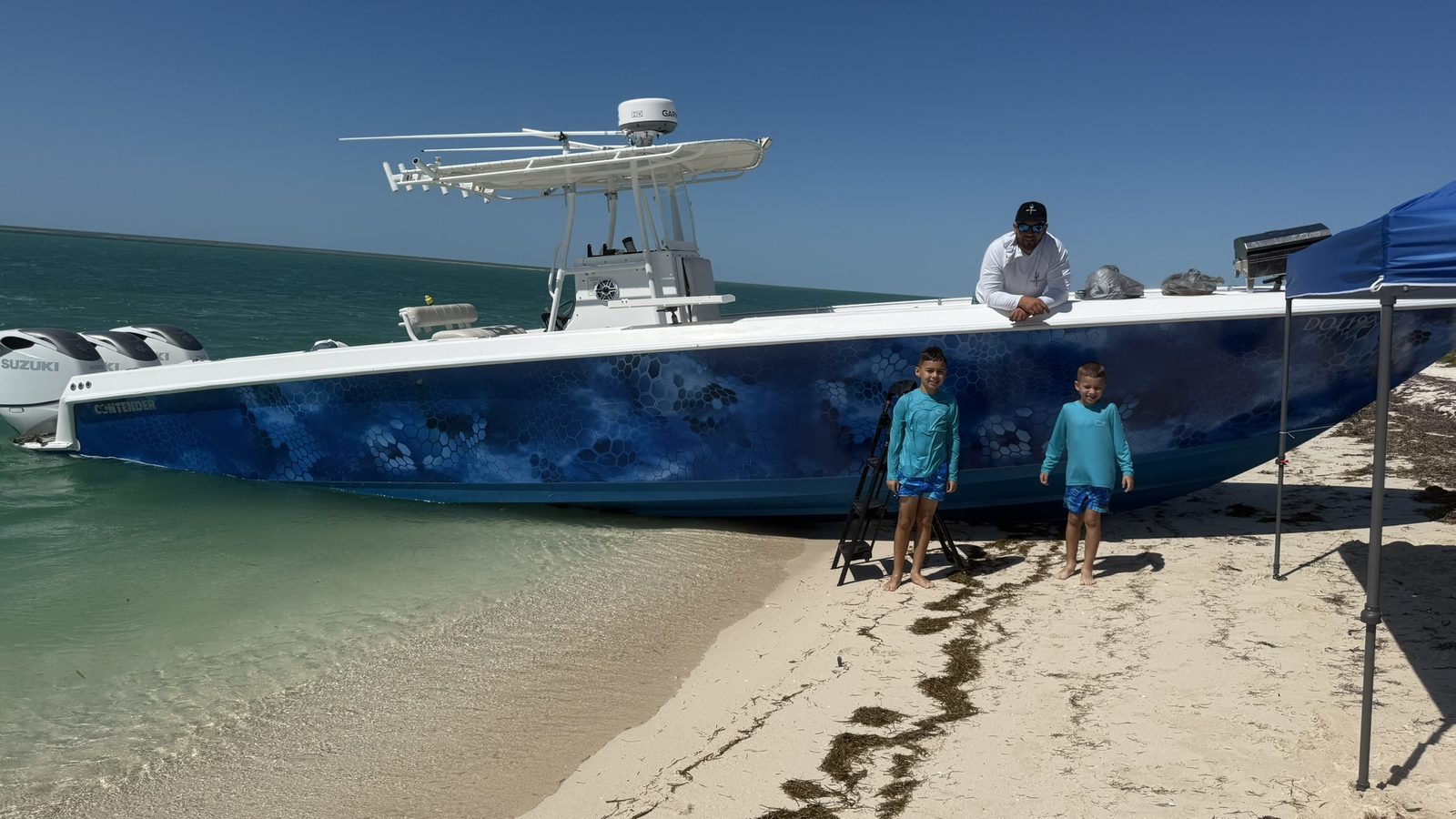 Reel Paradise Charters boat at dock in Key West