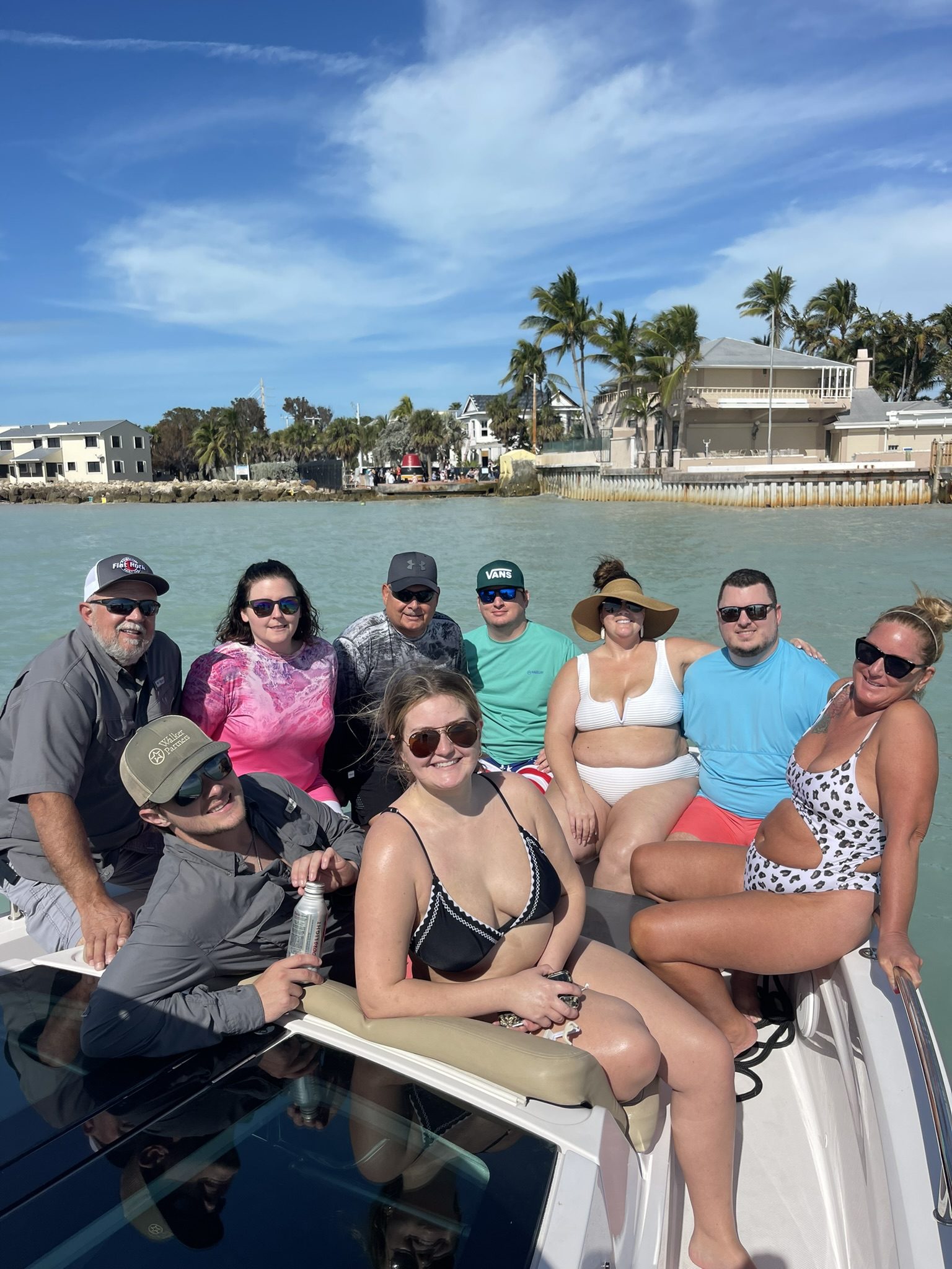 Private charter guests enjoying a day on the water
