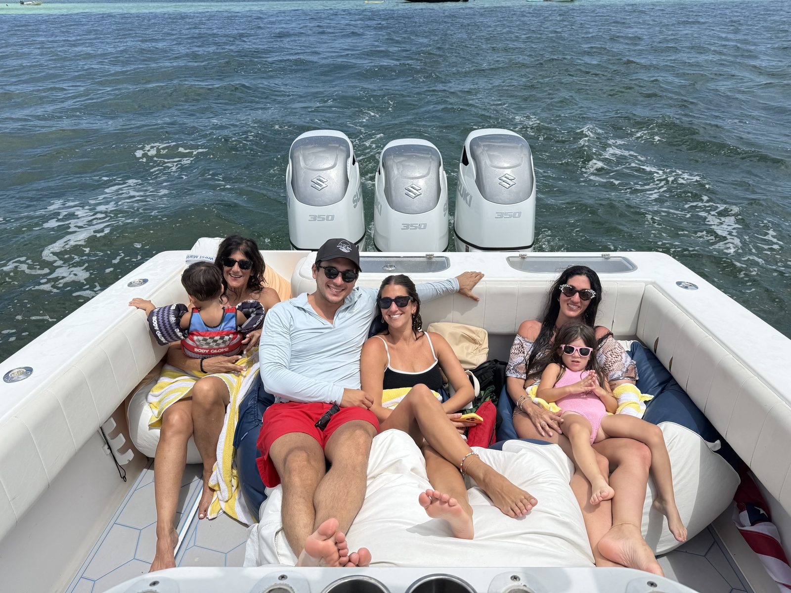 Reel Paradise Charters guests enjoying a private day on the water in Key West
